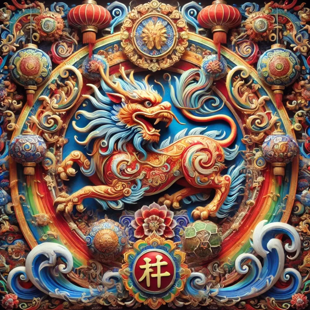 五彩缤纷雕画廊打一生肖，最新解释