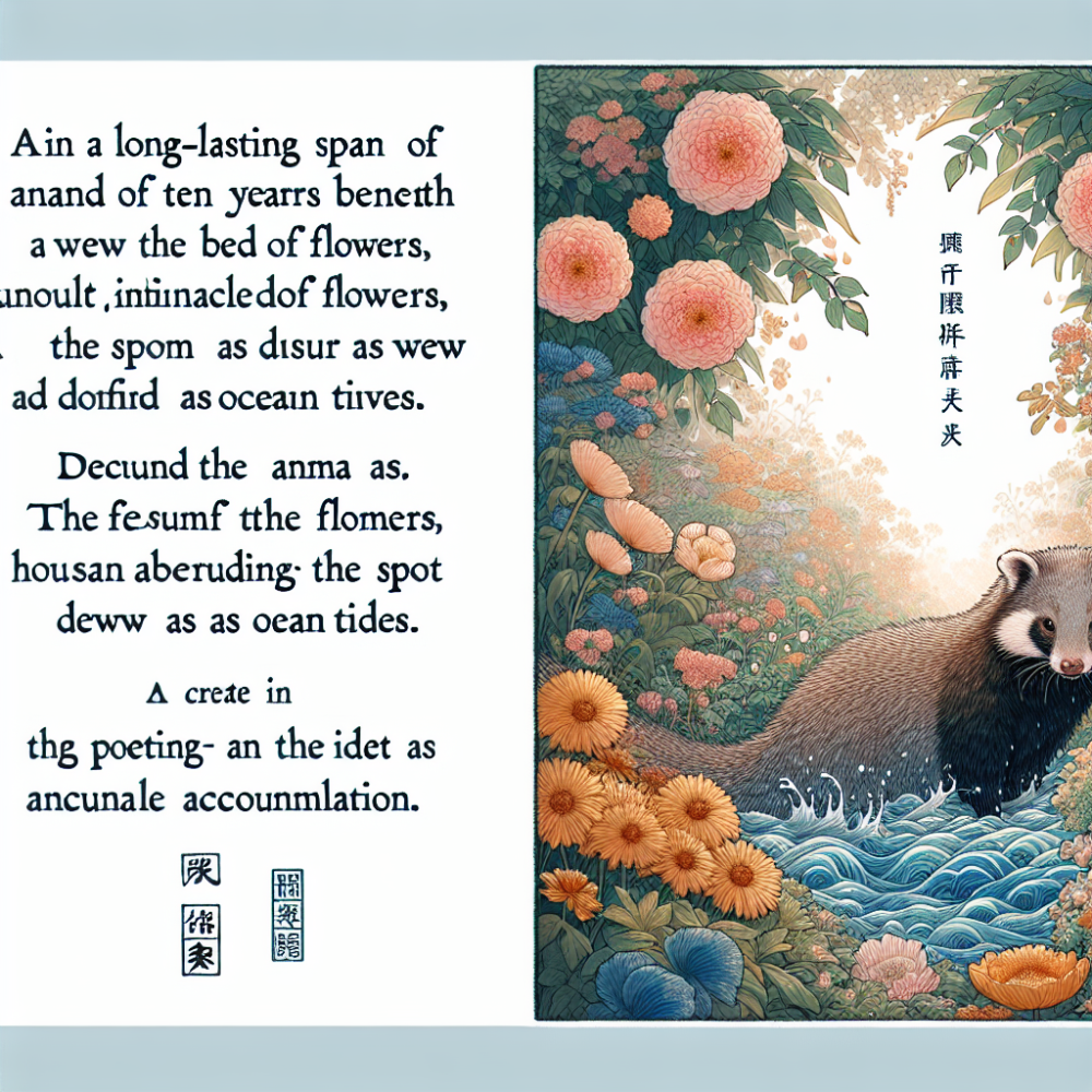 十年花底承潮露是什么生肖，仔细解释诗意