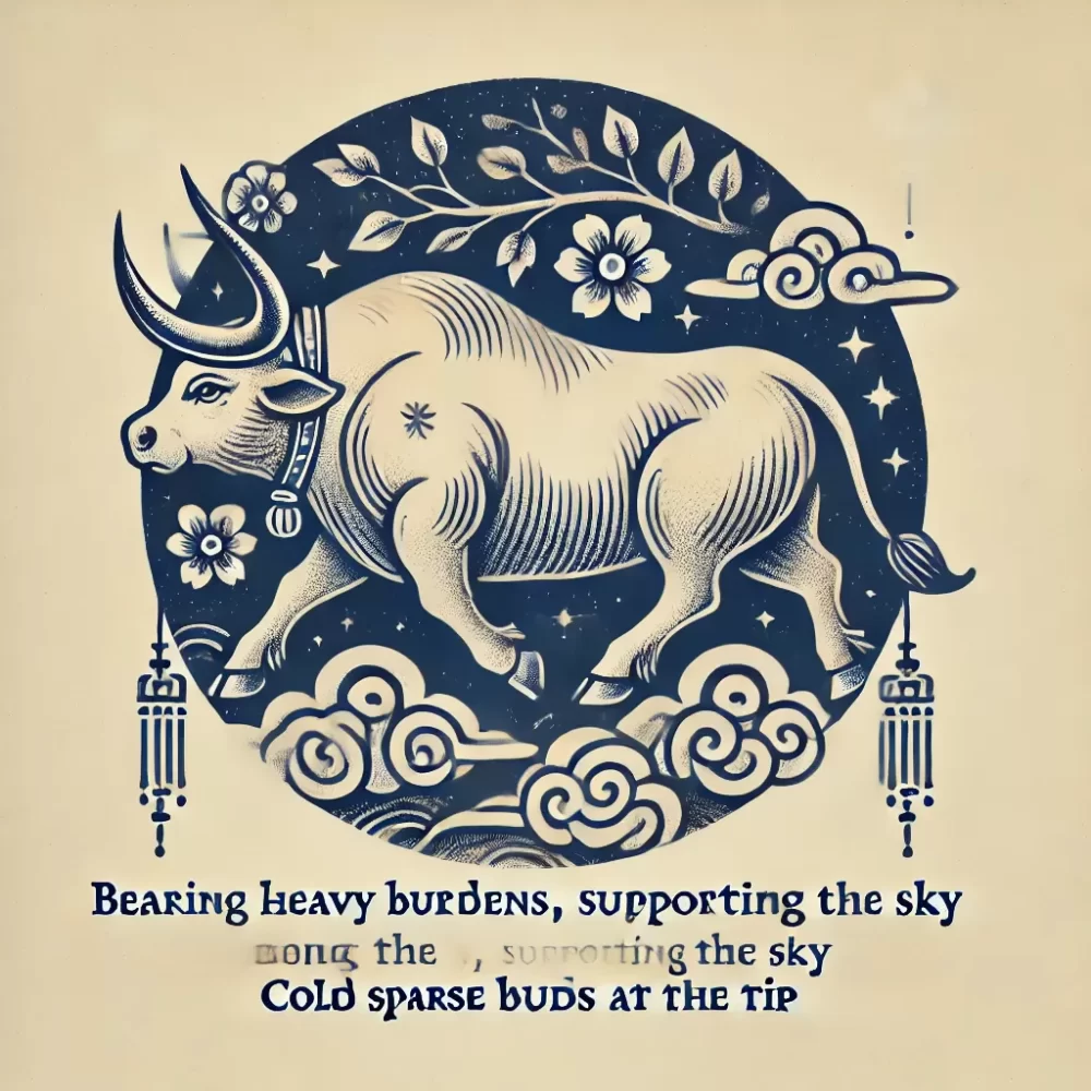 背负重担，顶天踵地。问梢头冷蕊疏疏是什么生肖，诗词解读落实