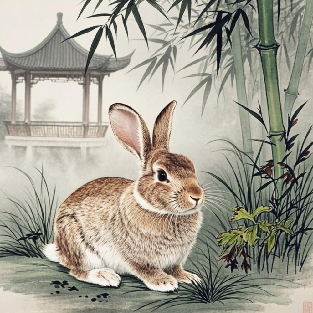藓榭莎亭萝筱阴，虚非形质转分明打一个准确的生肖，答案解释