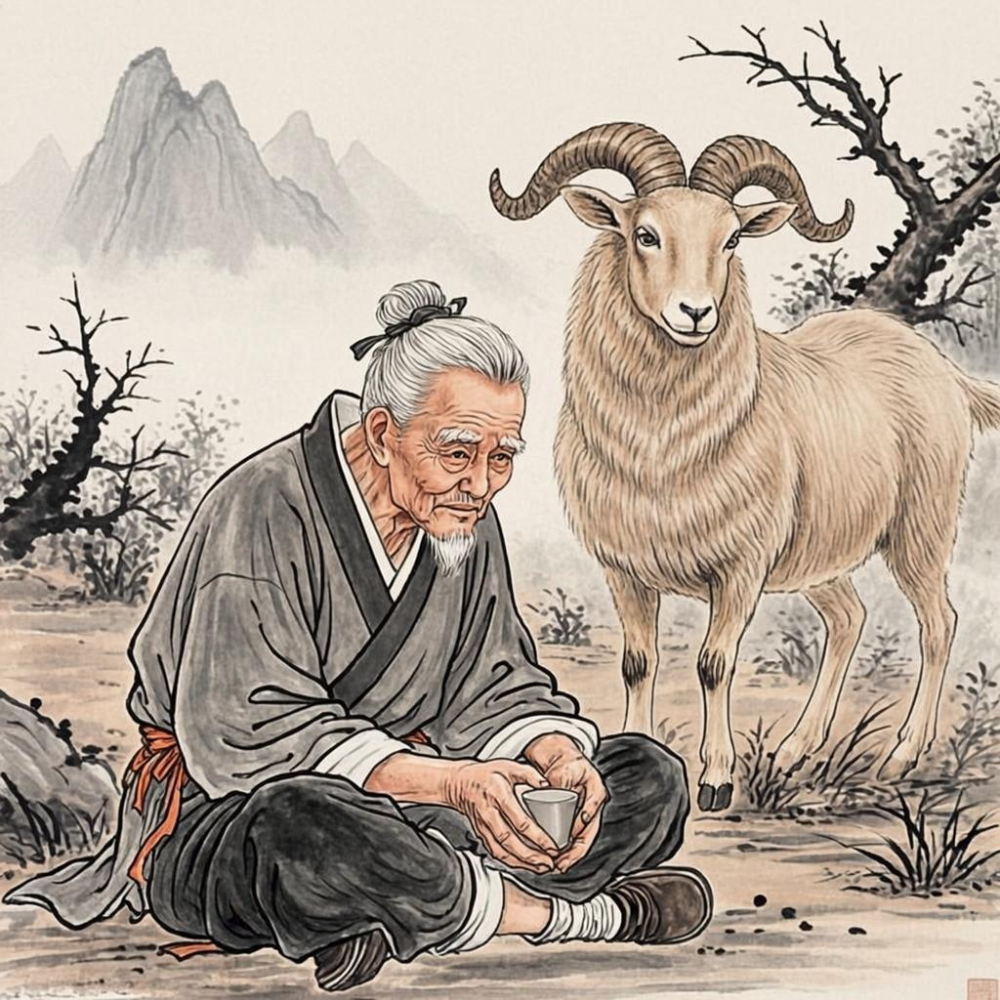 白发垂头一病翁，愧乏三杯浇索寞是什么生肖，揭晓诗意解释
