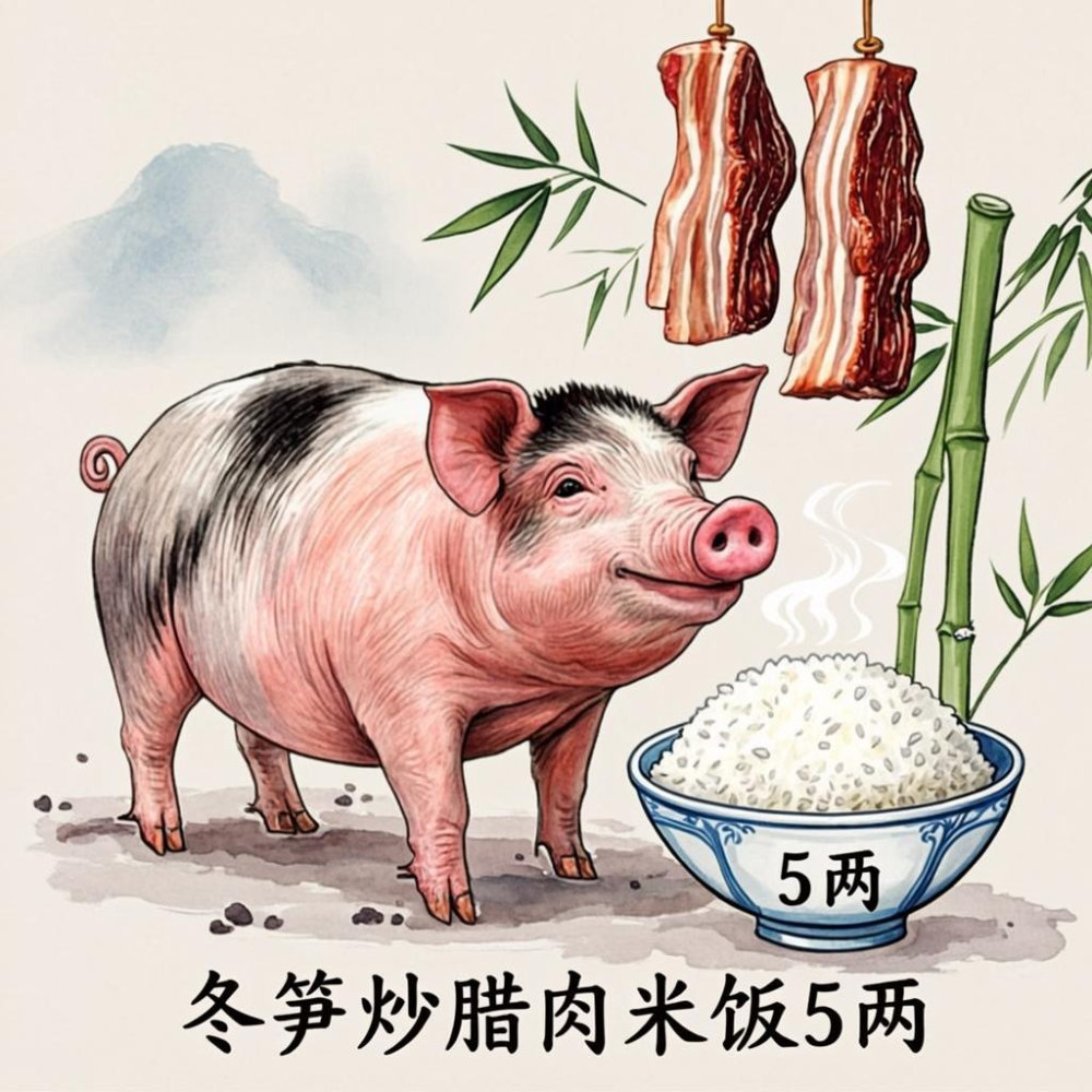 冬笋炒腊肉米饭5两指什么生肖，揭晓答案落实