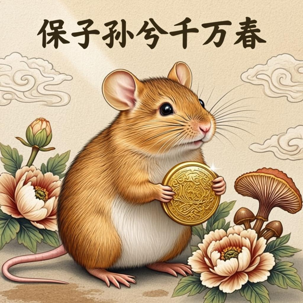 保子孙兮千万春是什么生肖，仔细释义解释