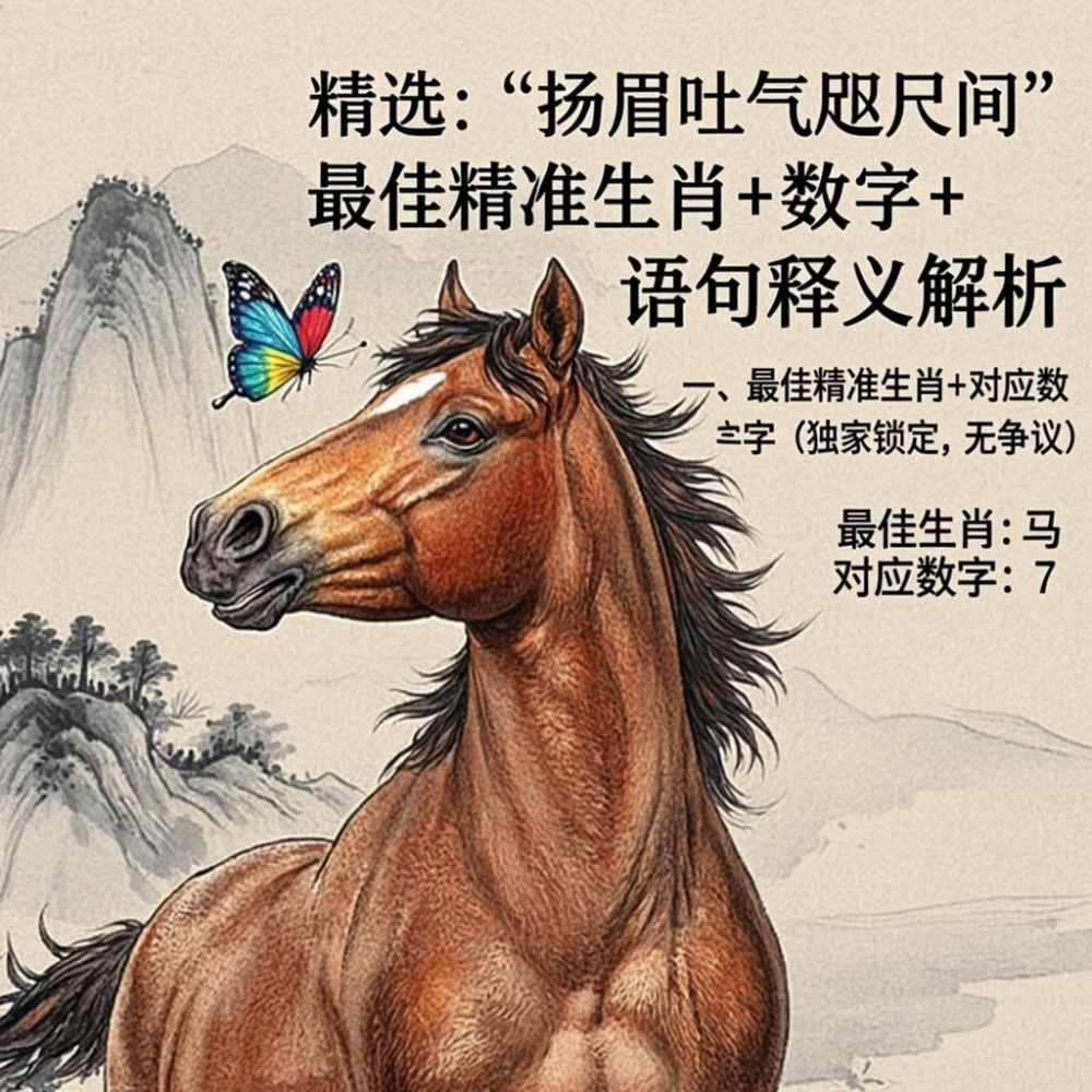 扬眉吐气咫尺间代表什么生肖，精准快答揭晓落实