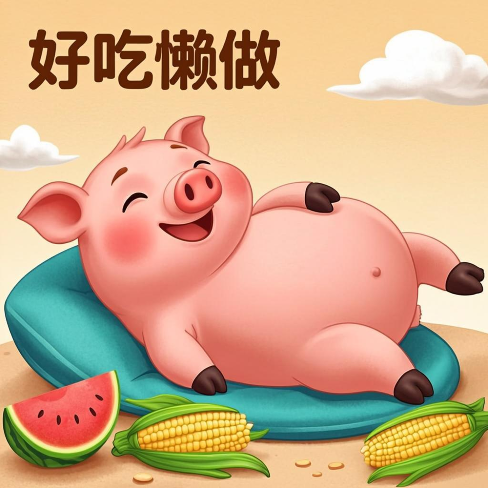 好吃懒做打一生肖，作答解释