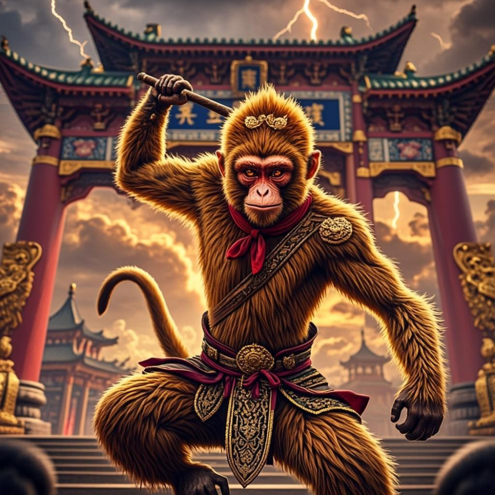 泼猴大闹南天门打一个生肖动物，深度解析过程
